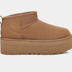 UGG Women's Classic Ultra Mini Platform in Chestnut